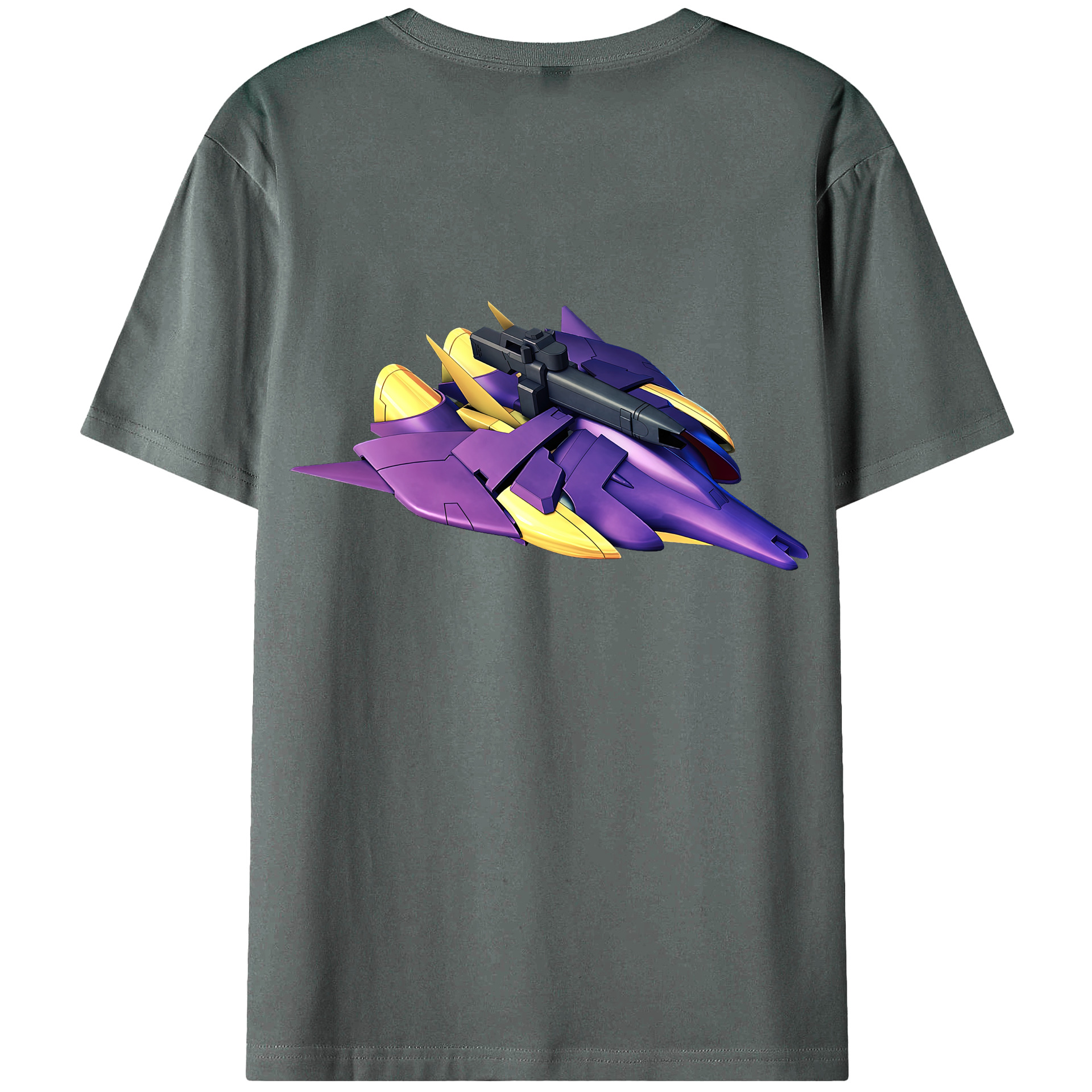 （画像用） 機動戦士ガンダム Mobile Suit Gundam 綿100％半袖Tシャツ（背面プリント）